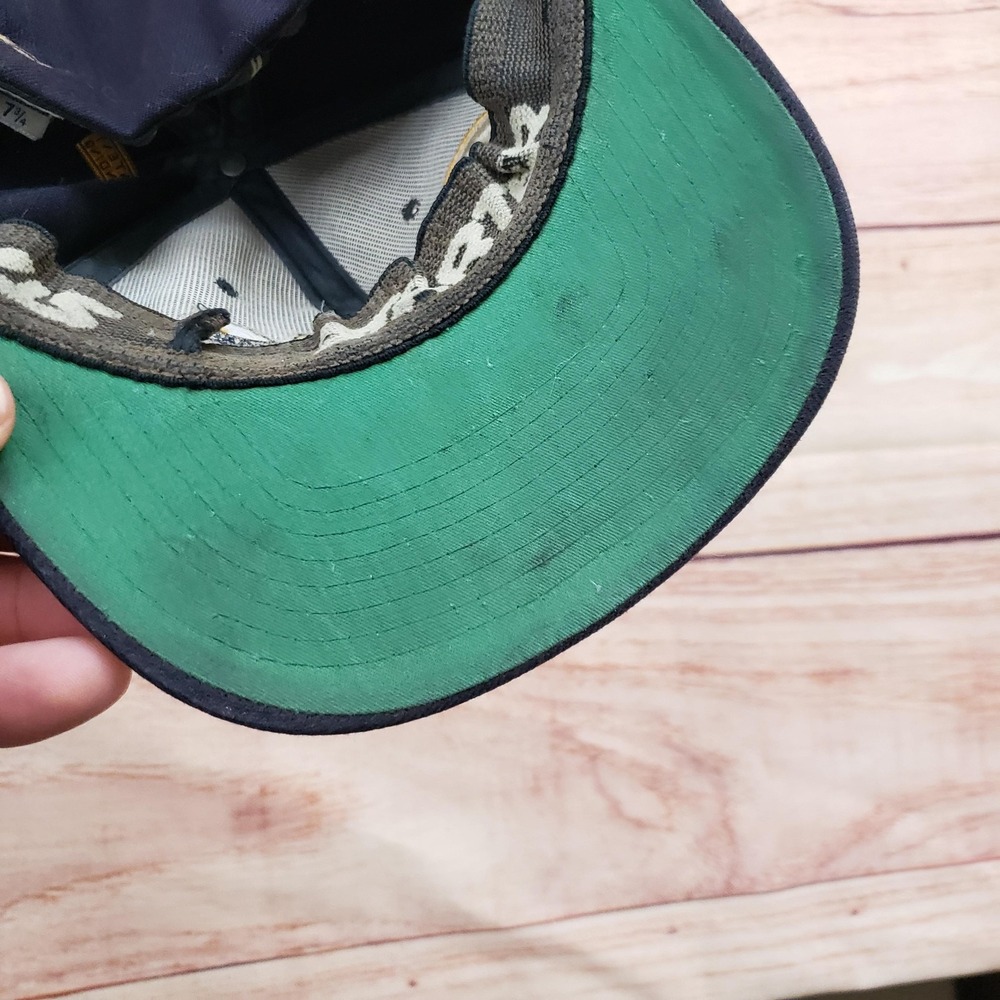 Vintage Michigan Wolverines Hat Cap Fitted Mens‎ 7-7 3/4 NCAA Starter 90s - Picture 7 of 11